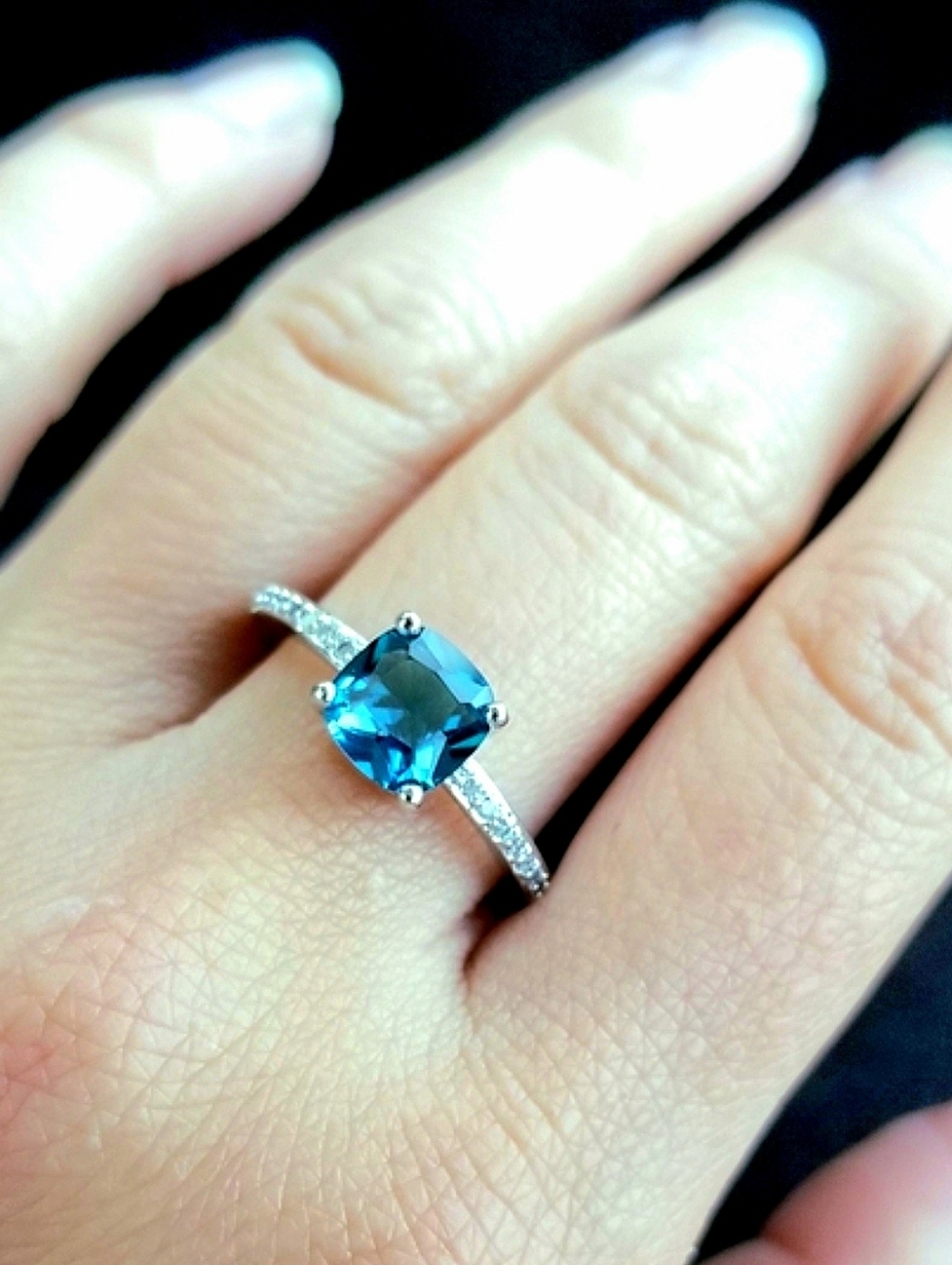 💎NEW💎 BLUE SAPPHIRE RING - Picture 5 of 7